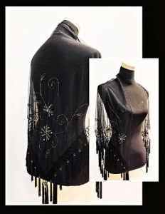 Beaded shawl 0016-B